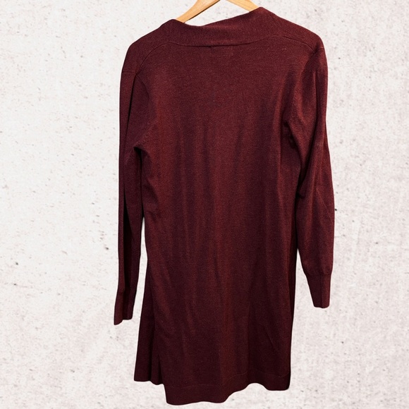 Survival Wine Long Cardigan Sweater NWT - Picture 2 of 3